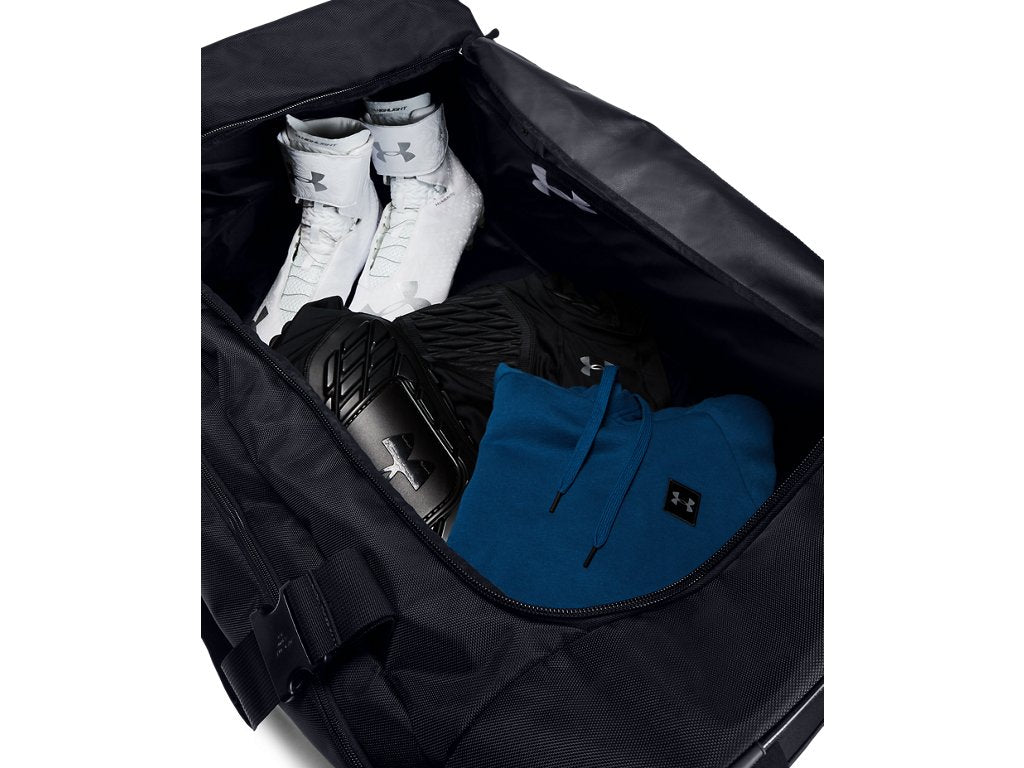 Under Armour Unisex Road Game XL Wheeled Duffle Bag - Collapsible Handle & Low-Profile Wheels