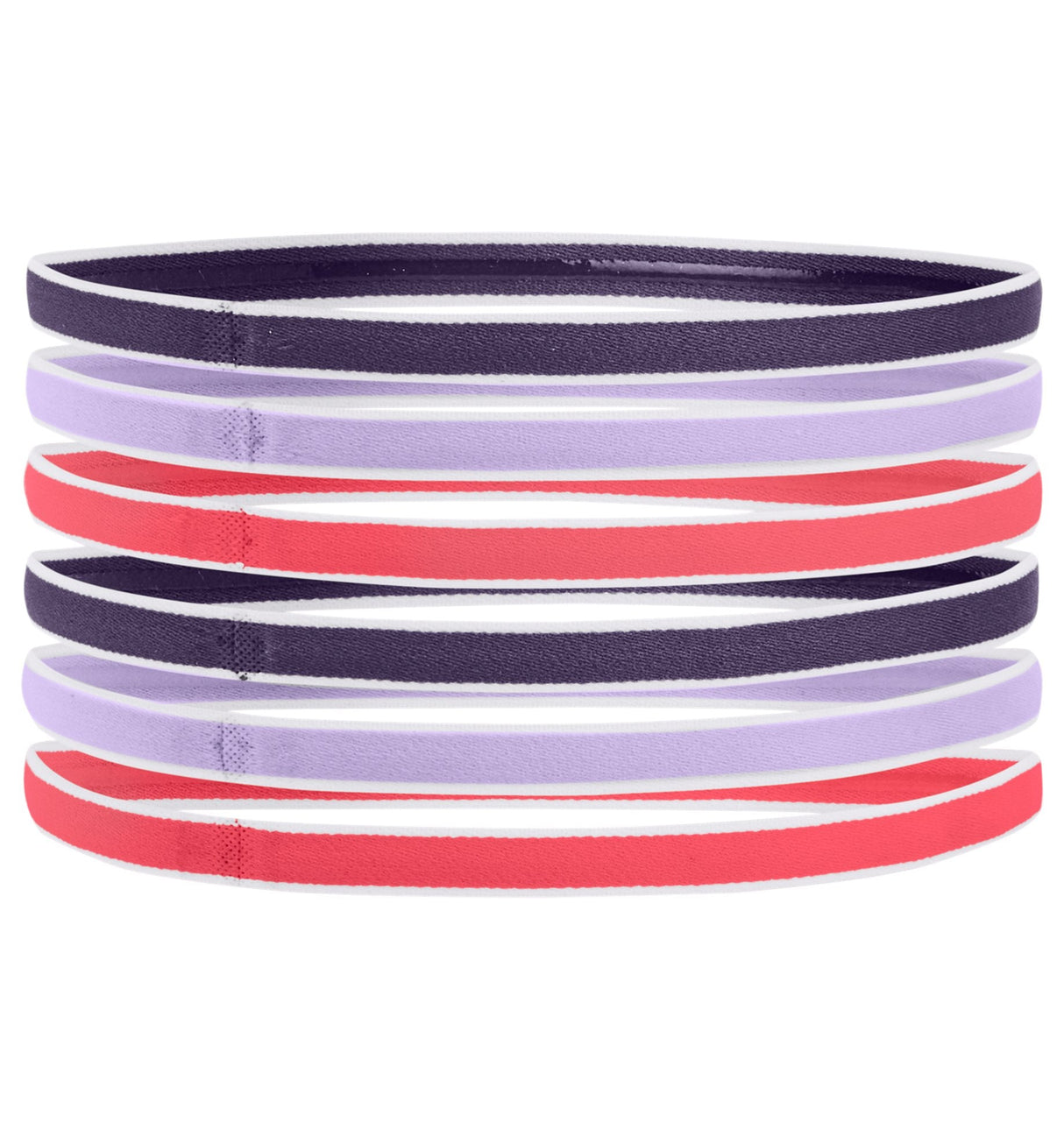 Under Armour Womens Mini Headbands - 6 Pack - Secure Stay-Put Performance