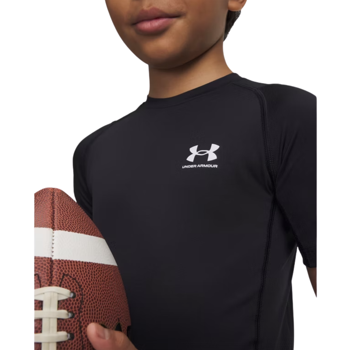 Under Armour Boys HeatGear Armour Short Sleeve Baselayer - Moisture Wicking and Stretchable Apparel