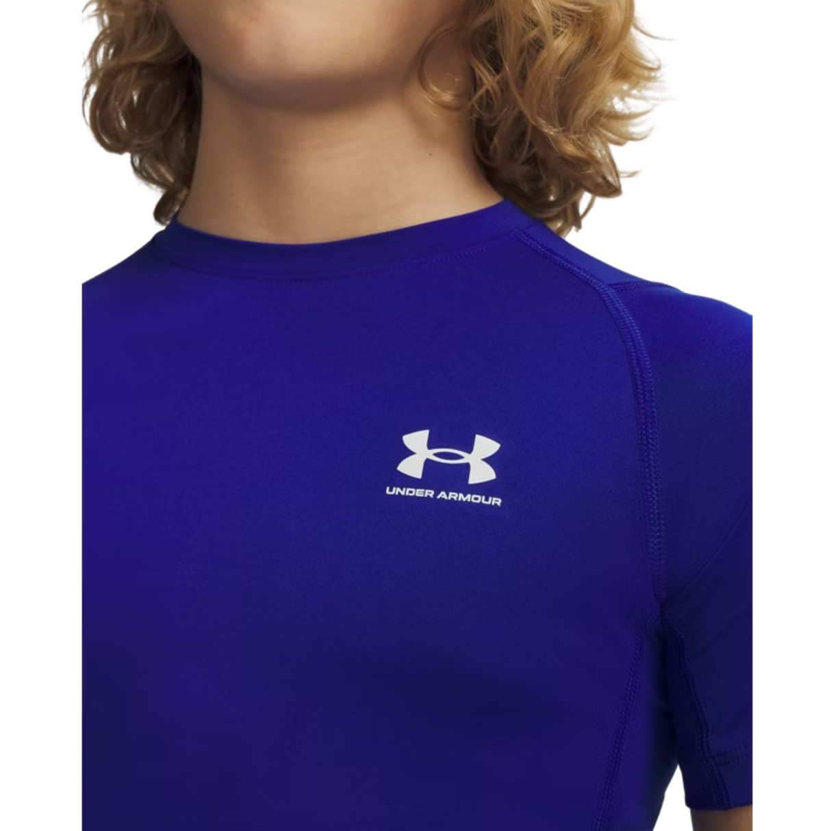 Under Armour Boys HeatGear Armour Short Sleeve Baselayer - Moisture Wicking and Stretchable Apparel