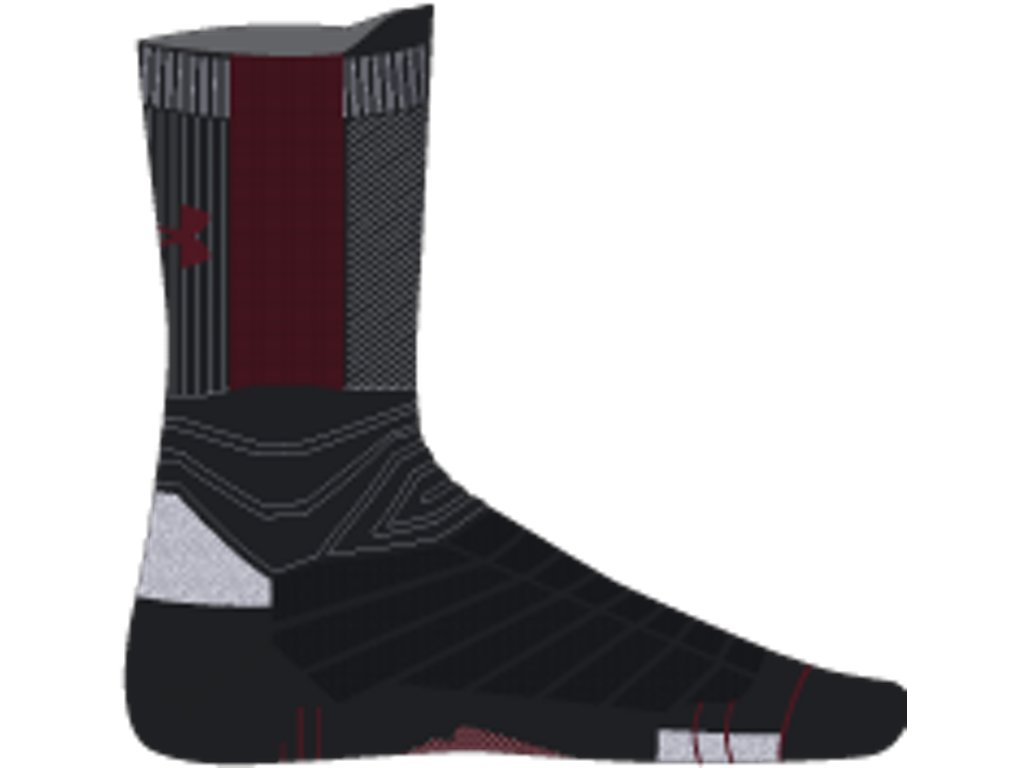 Under Armour Unisex UA Playmaker Mid-Crew Basketball Socks