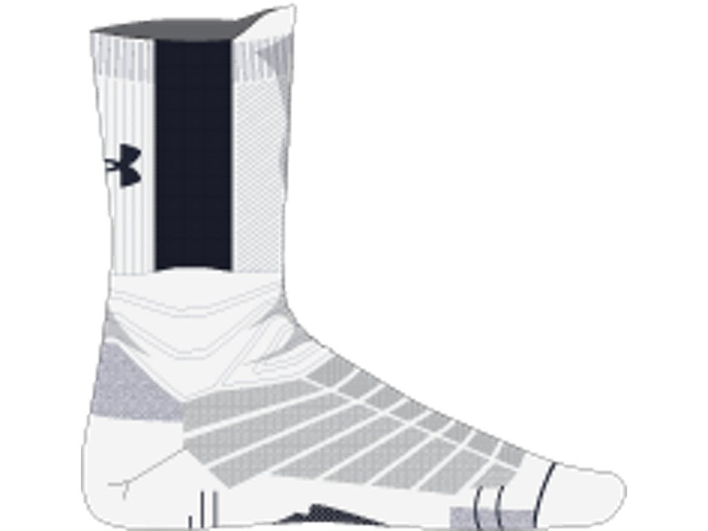 Under Armour Unisex UA Playmaker Mid-Crew Basketball Socks