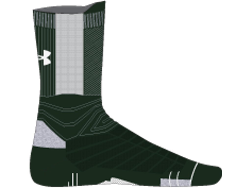 Under Armour Unisex UA Playmaker Mid-Crew Basketball Socks
