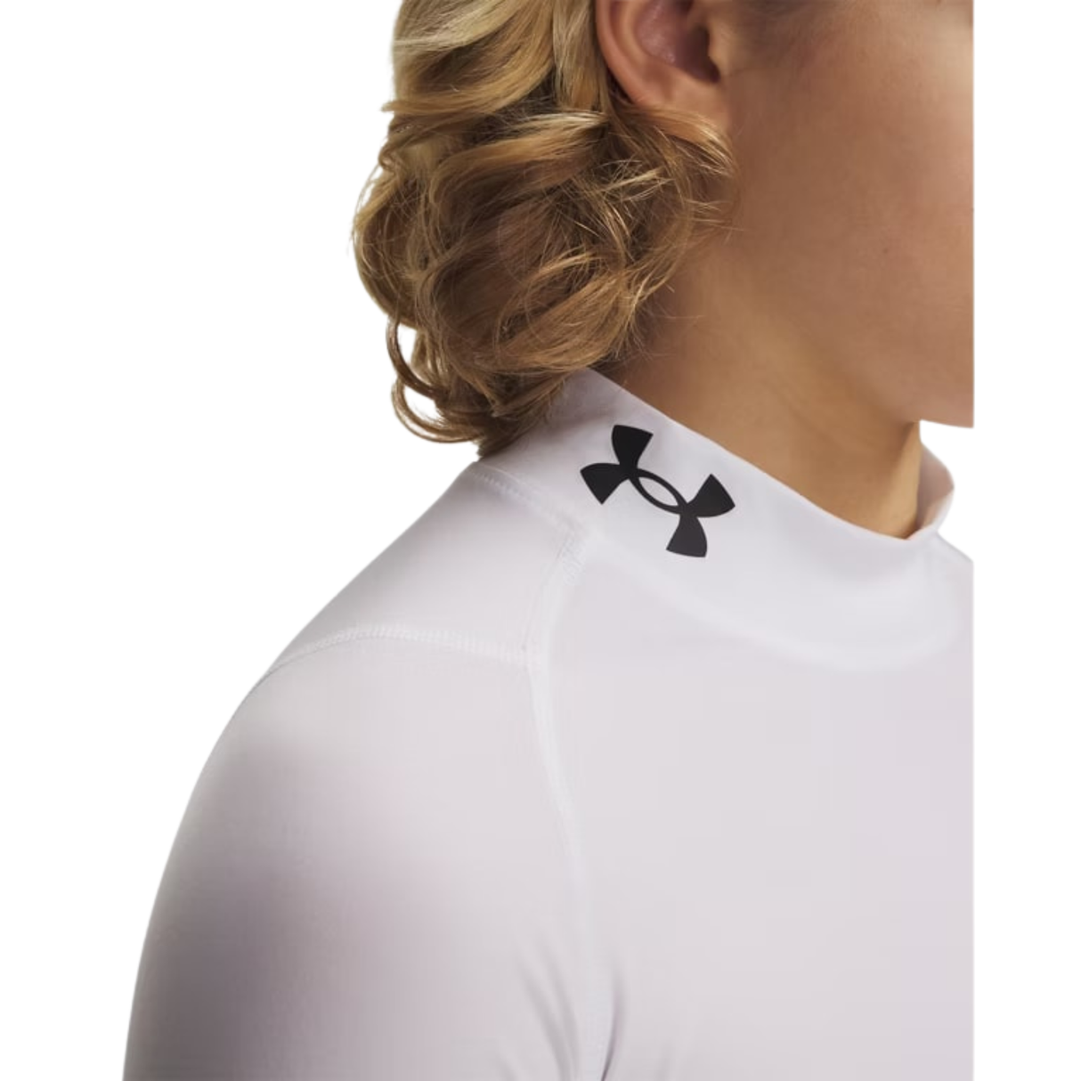 Under Armour Boys HeatGear Mock Long Sleeve Shirt - Sweat Wicking and 4-Way Stretch