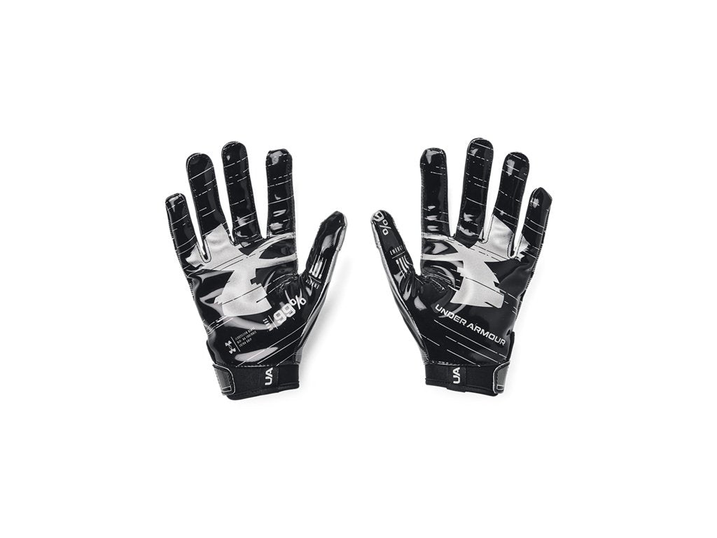 Under Armour Youth F8 Football Gloves - UA GlueGrip Sticky Feature