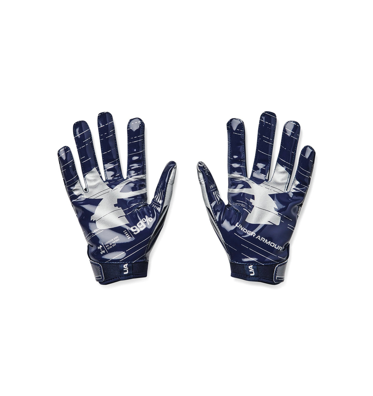 Under Armour Youth F8 Football Gloves - UA GlueGrip Sticky Feature