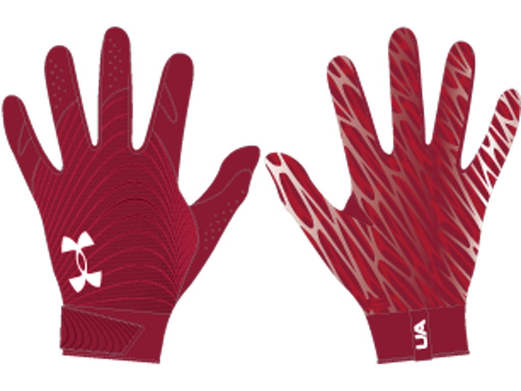 Under Armour NCAA Blur Team Receiver Gloves