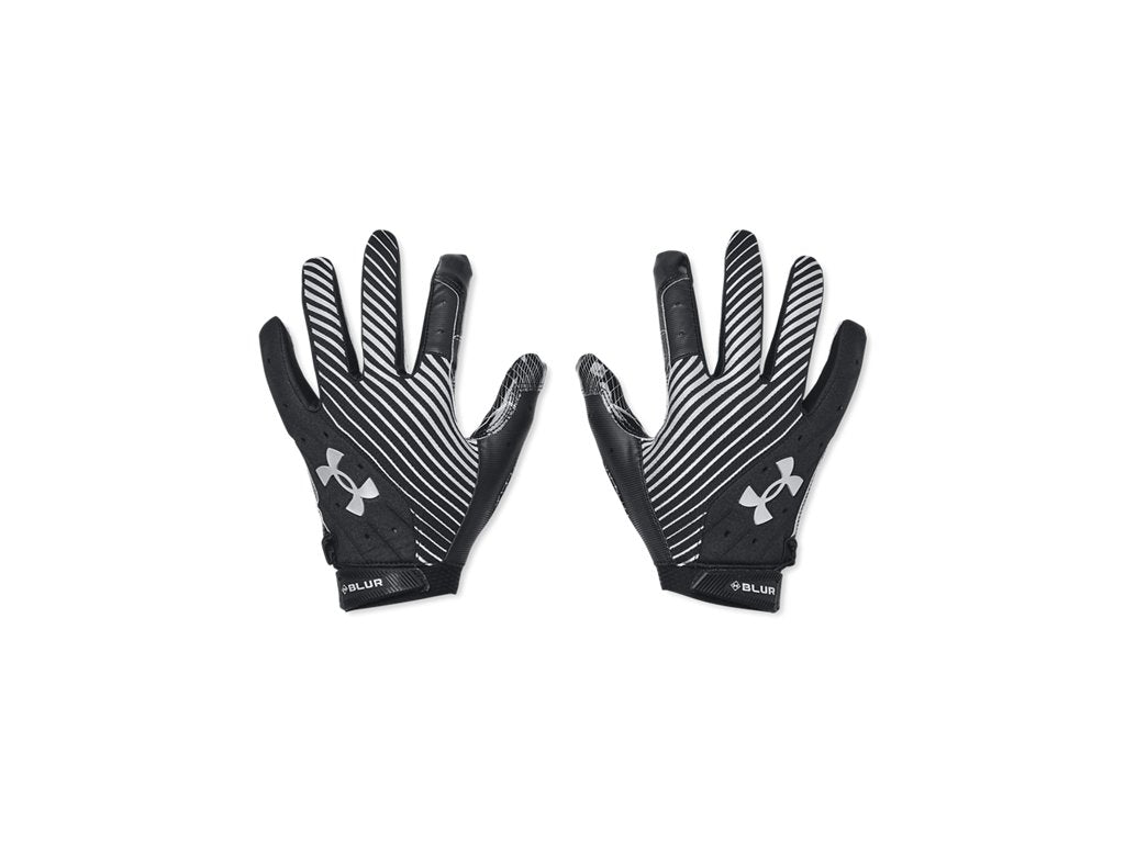 Under Armour Mens UA Blur Football Gloves - Super-Sticky Silicone Grip