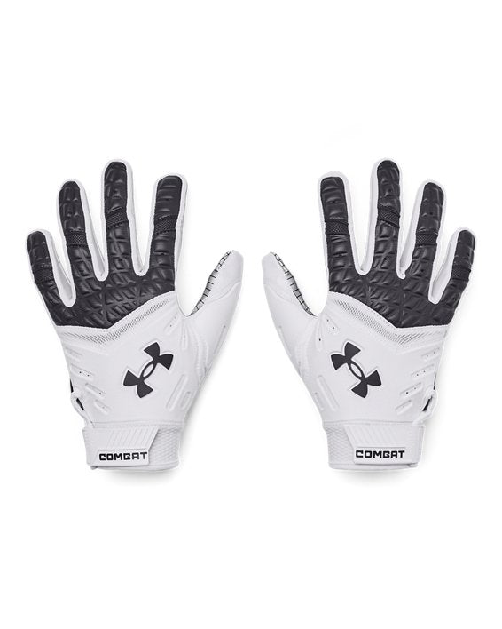Under Armour Mens UA Combat Football Gloves - Engineered for Linemen