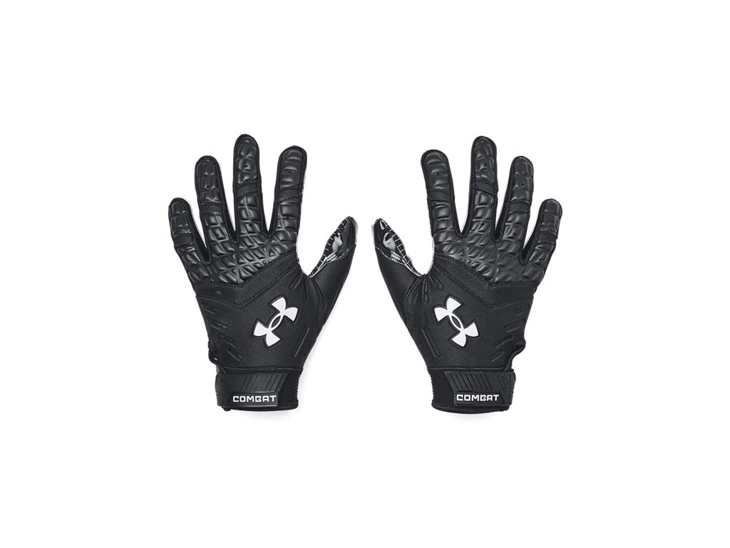Under Armour Mens UA Combat Football Gloves - Engineered for Linemen