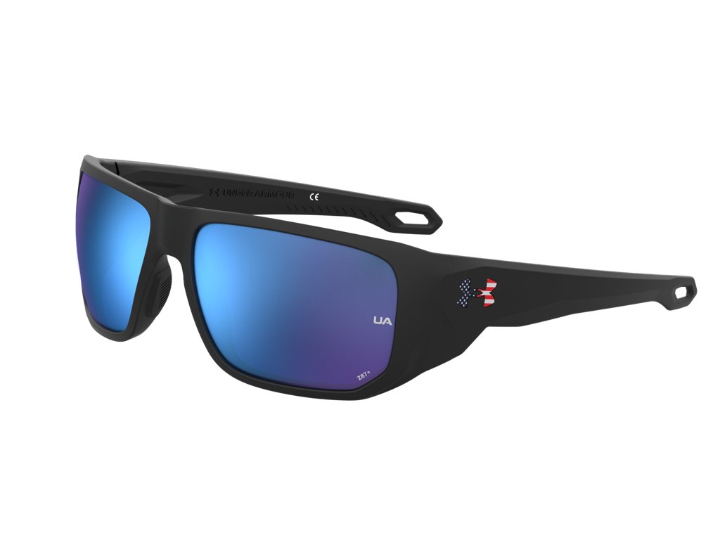 Under Armour Men's UA Freedom Attack 2 ANSI Mirror Sunglasses - High Impact Protection