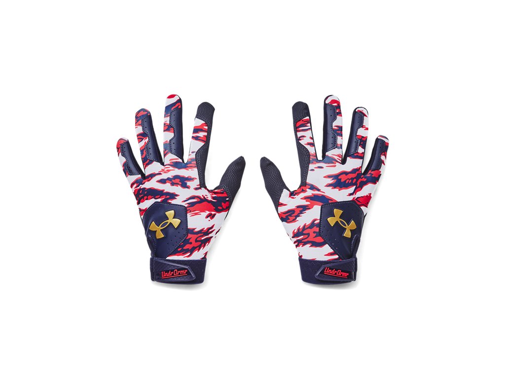 Under Armour Mens Clean Up Batting Gloves - HeatGear Fabric