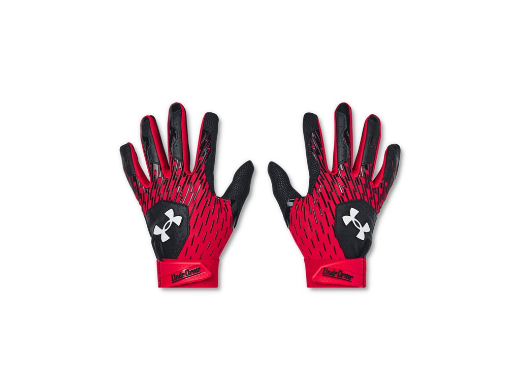 Under Armour Boys Clean Up Batting Gloves Accessories - HeatGear Fabric