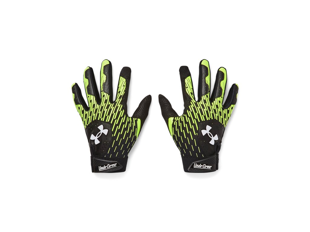 Under Armour Boys Clean Up Batting Gloves Accessories - HeatGear Fabric