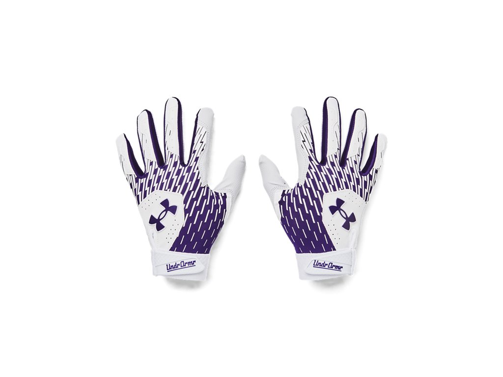Under Armour Boys Clean Up Batting Gloves Accessories - HeatGear Fabric