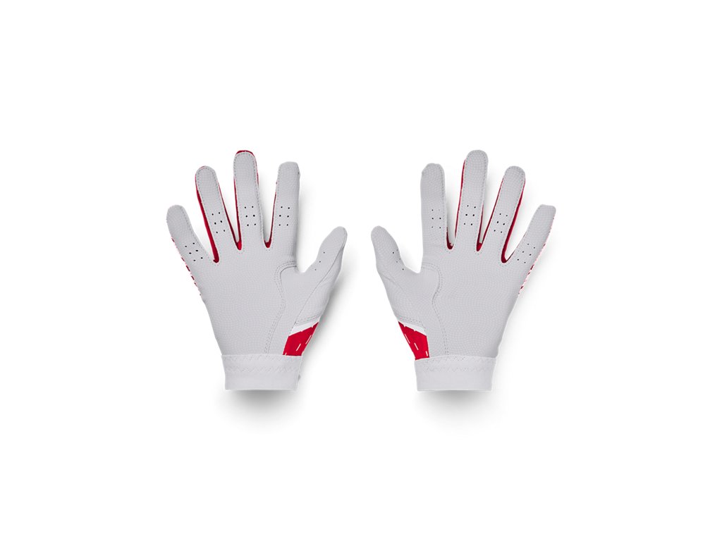 Under Armour Boys Clean Up Batting Gloves Accessories - HeatGear Fabric