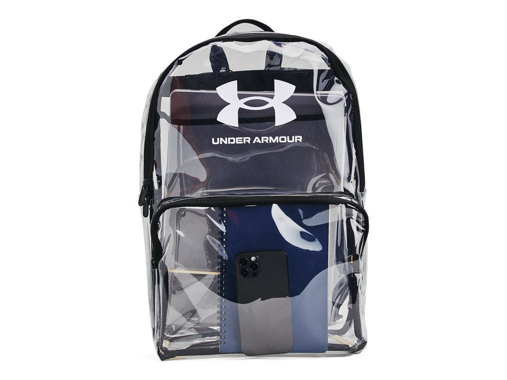 Under Armour Unisex Essential Clear Backpack - Water-Repellent with Laptop Sleeve