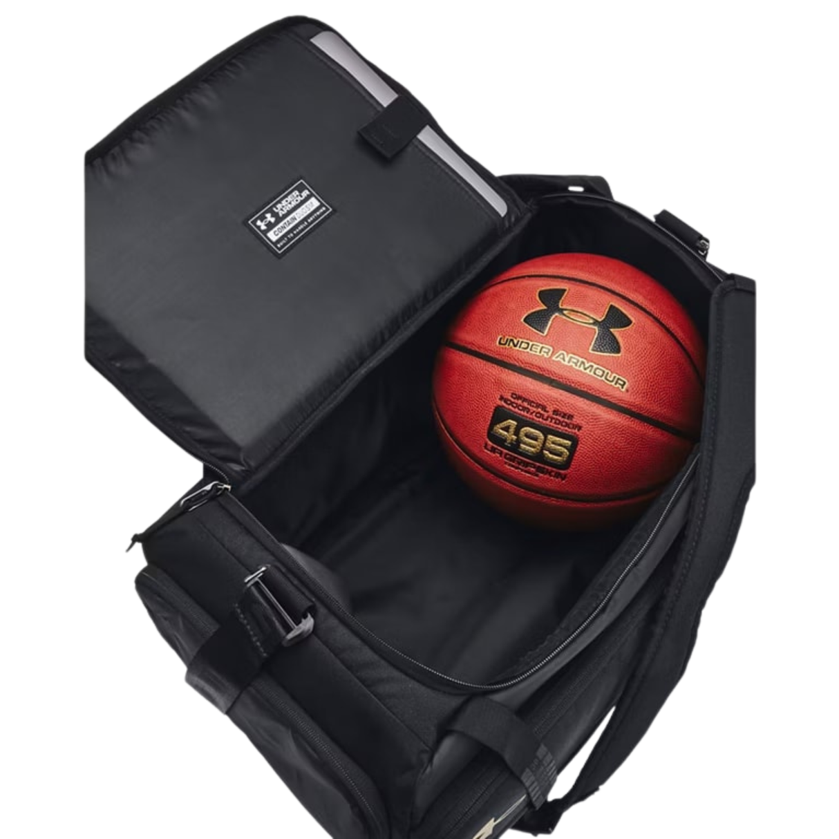 Under Armour Unisex Contain Duo Small Backpack Duffle - Water-Repellent and Convertible
