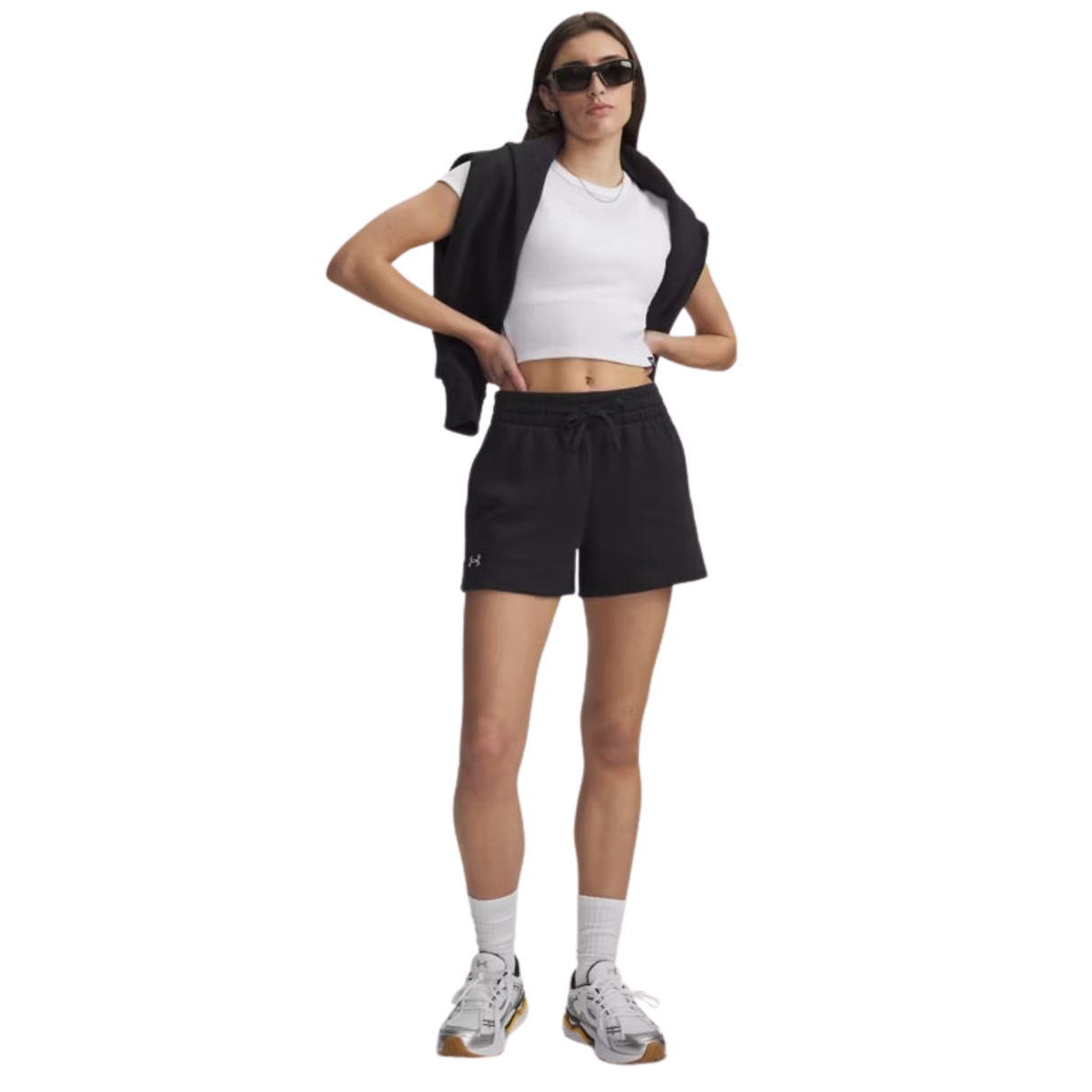 Under Armour Women Rival Fleece Shorts - Ultra-Soft with Extra Warmth