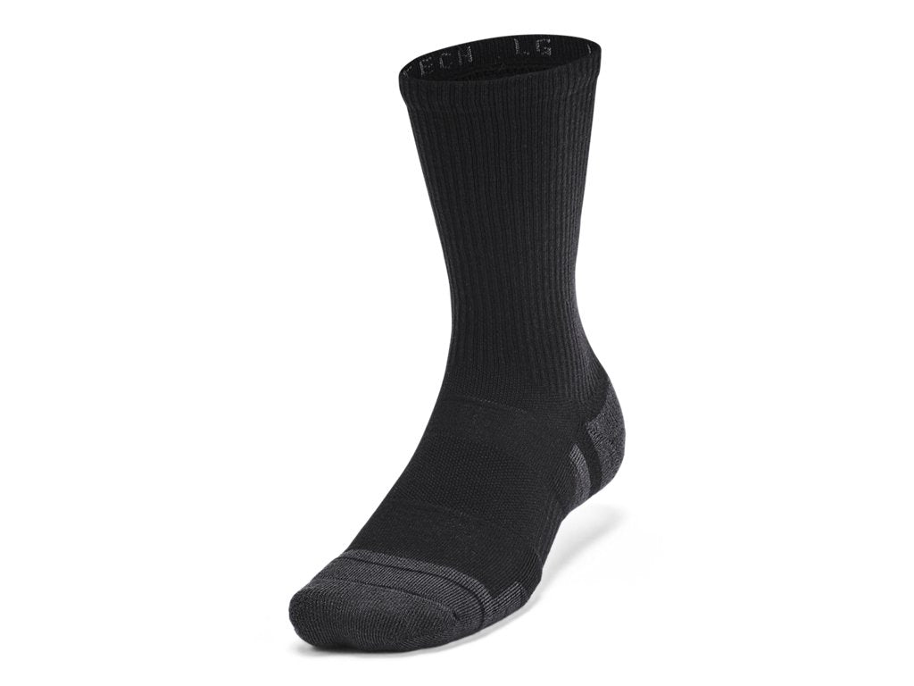 Under Armour Unisex UA Performance Tech Crew Socks 6-Pack - Sweat Wicking Accessories