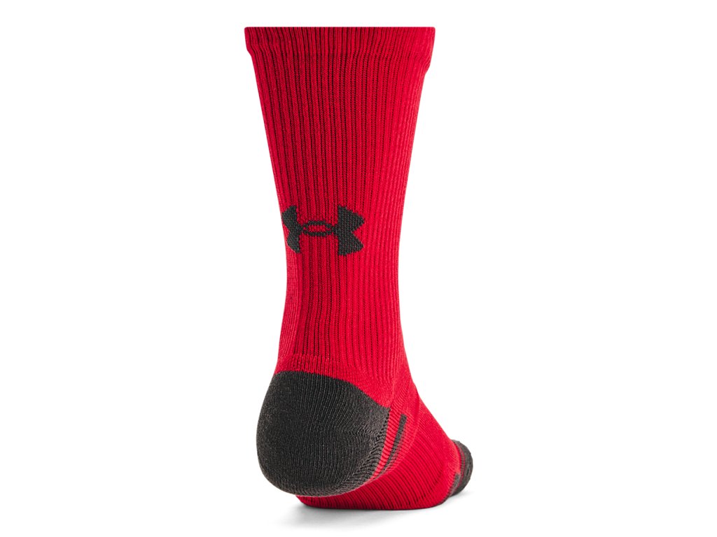 Under Armour Unisex UA Performance Tech Crew Socks 6-Pack - Sweat Wicking Accessories