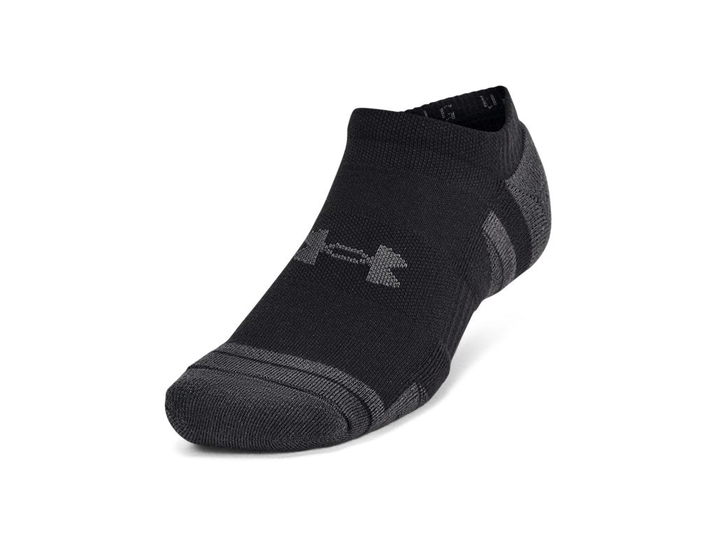 Under Armour Unisex UA Performance Tech No Show Socks - Sweat Wicking and Arch Support