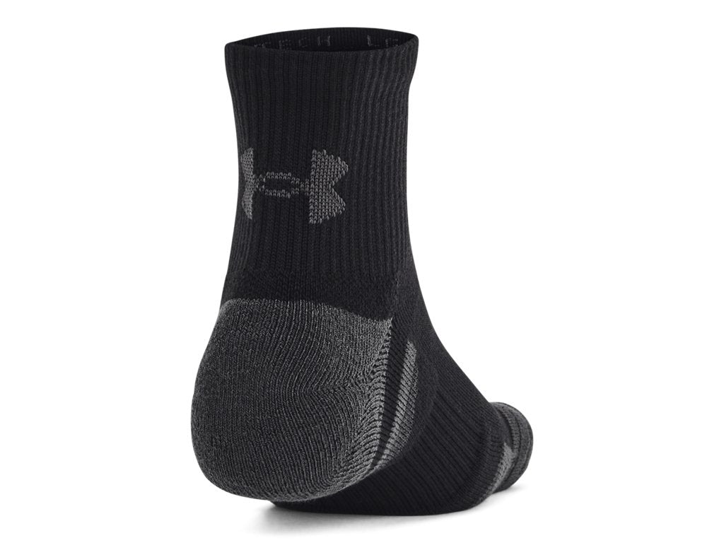Under Armour Unisex UA Performance Tech Quarter Socks 6-Pack - Arch Support and Sweat Wicking Accessories