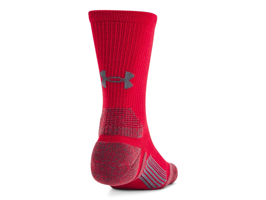 Under Armour Unisex UA Performance Tech Pro Crew Socks - Sweat-Wicking and Anti-Odor