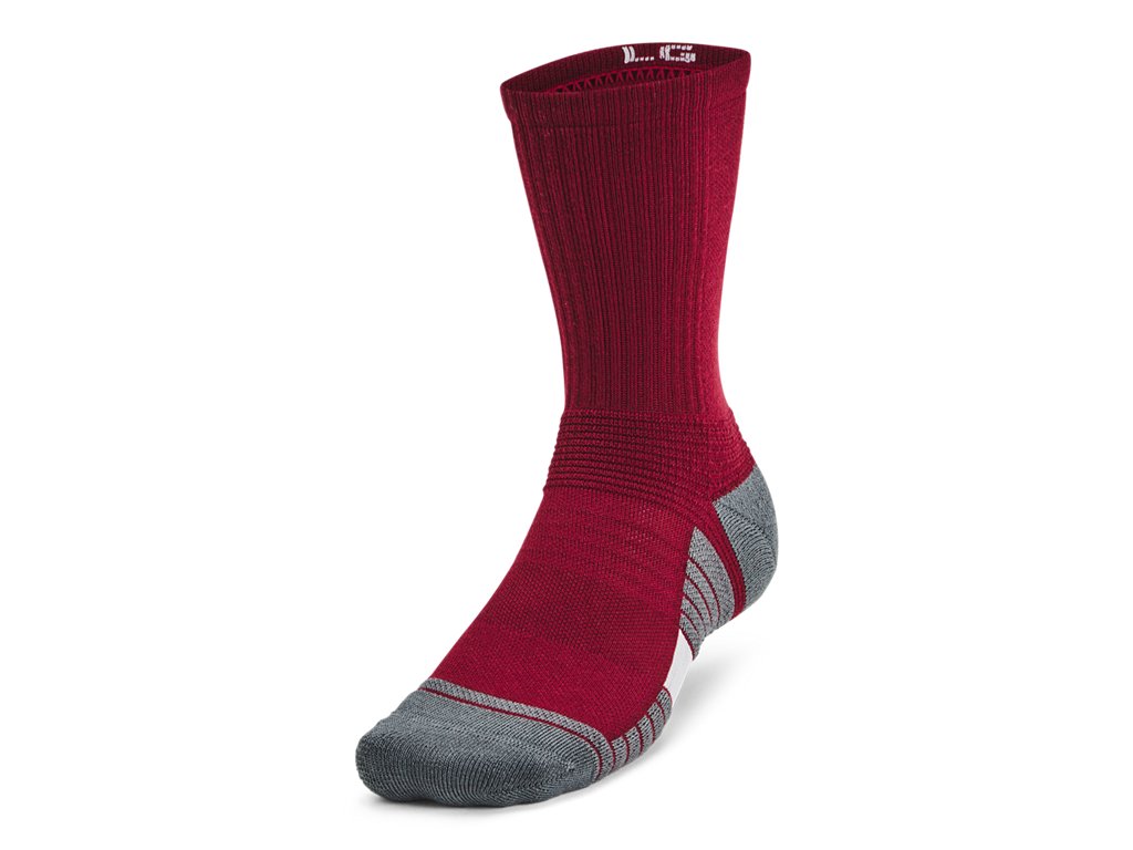 Under Armour Unisex UA Team Crew Socks - Sweat Wicking and Odor Control