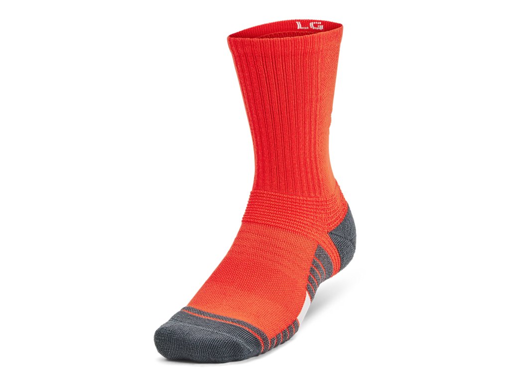Under Armour Unisex UA Team Crew Socks - Sweat Wicking and Odor Control