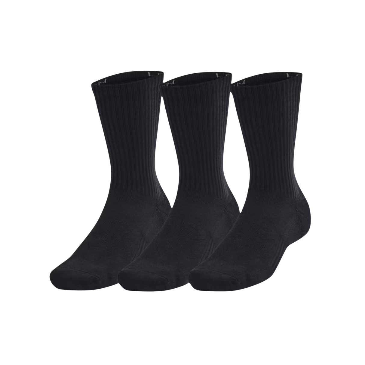 Under Armour Unisex Training Cotton Crew Socks 3-Pack - Sweat Wicking Accessories