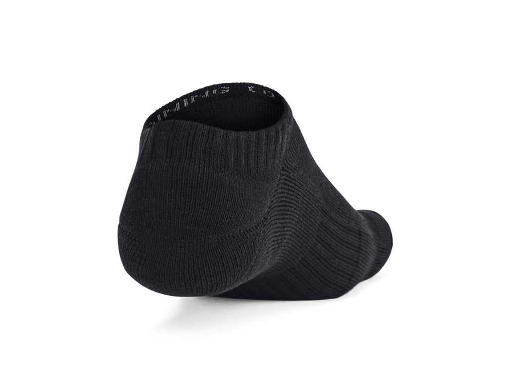 Under Armour Unisex Training Cotton No Show Socks 3-Pack - Fast Drying