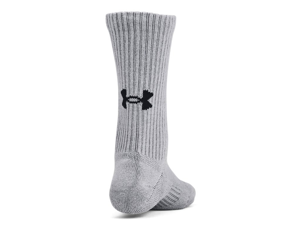 Under Armour Kids Training Cotton Crew Socks 6-Pack - Sweat Wicking Accessories