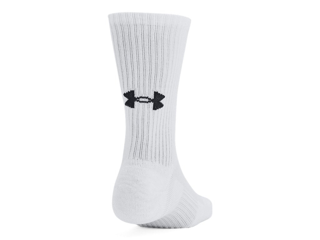 Under Armour Unisex UA Training Cotton 6-Pack Crew Socks - Fast Drying and Breathable