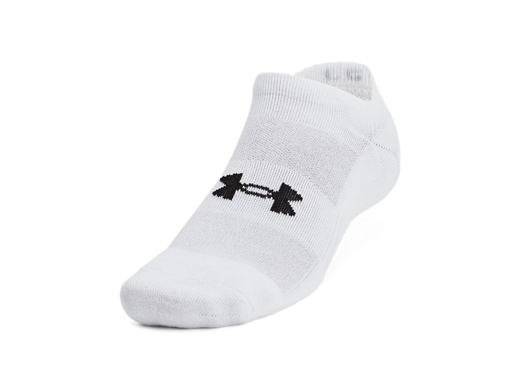 Under Armour Unisex UA Training Cotton 6-Pack No Show Socks Accessories - Built-In Arch Support