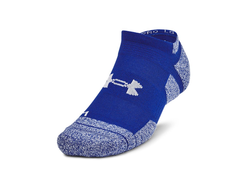 Under Armour Unisex UA Performance Tech Pro No Show Socks, 3-Pack Accessories - Sweat-Wicking & Odor Control