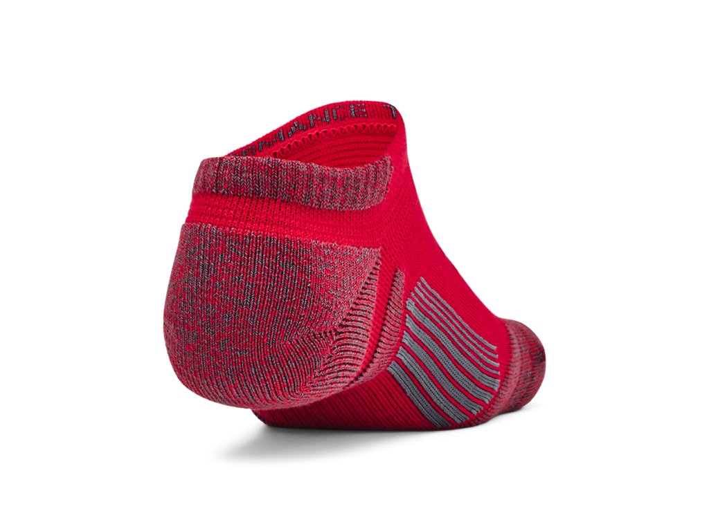 Under Armour Unisex UA Performance Tech Pro No Show Socks, 3-Pack Accessories - Sweat-Wicking & Odor Control