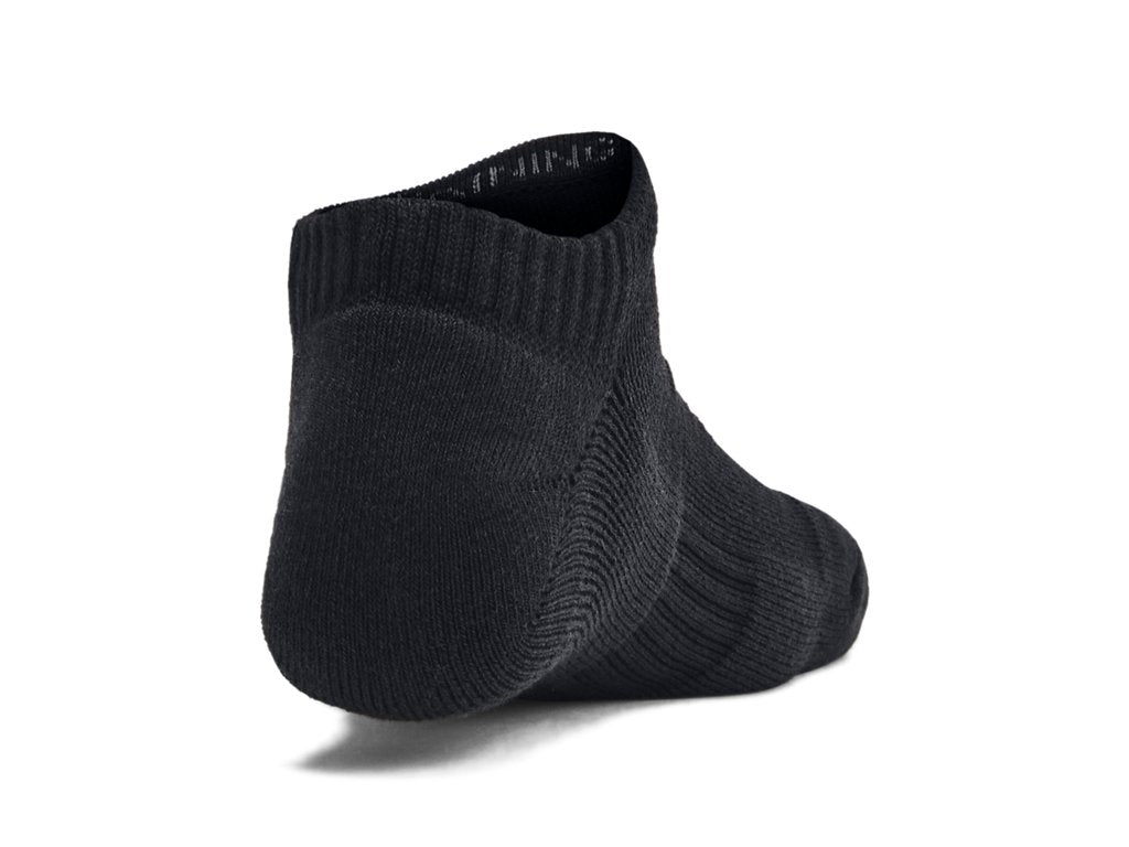 Under Armour Kids Training Cotton 6-Pack No Show Socks - Sweat Wicking