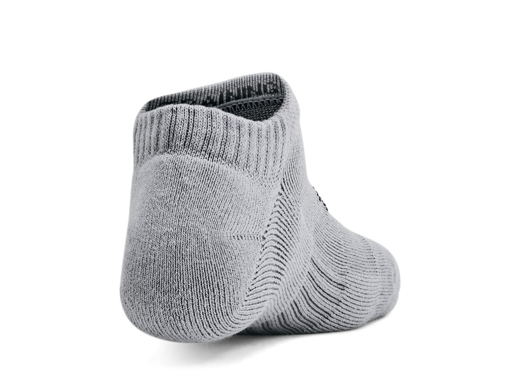 Under Armour Kids Training Cotton 6-Pack No Show Socks - Sweat Wicking