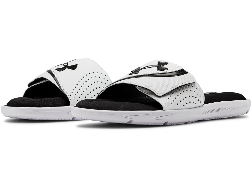Under Armour Mens UA Ignite VI Slides Footwear - Durable Traction Pods