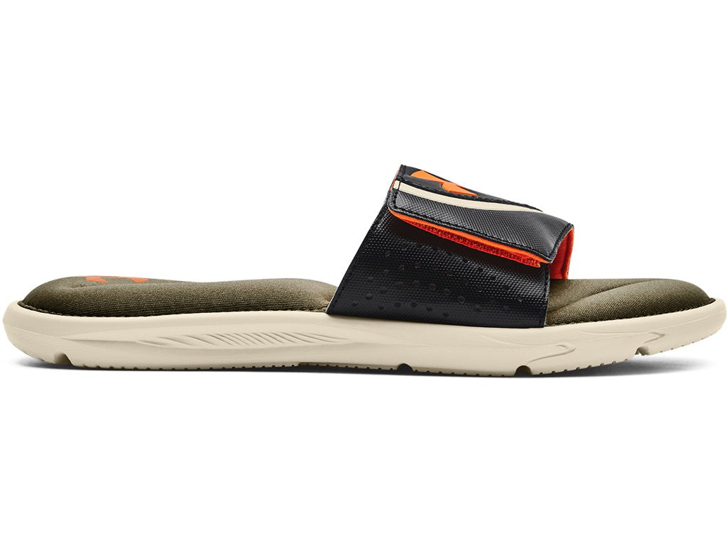 Under Armour Mens UA Ignite VI Slides Footwear - Durable Traction Pods