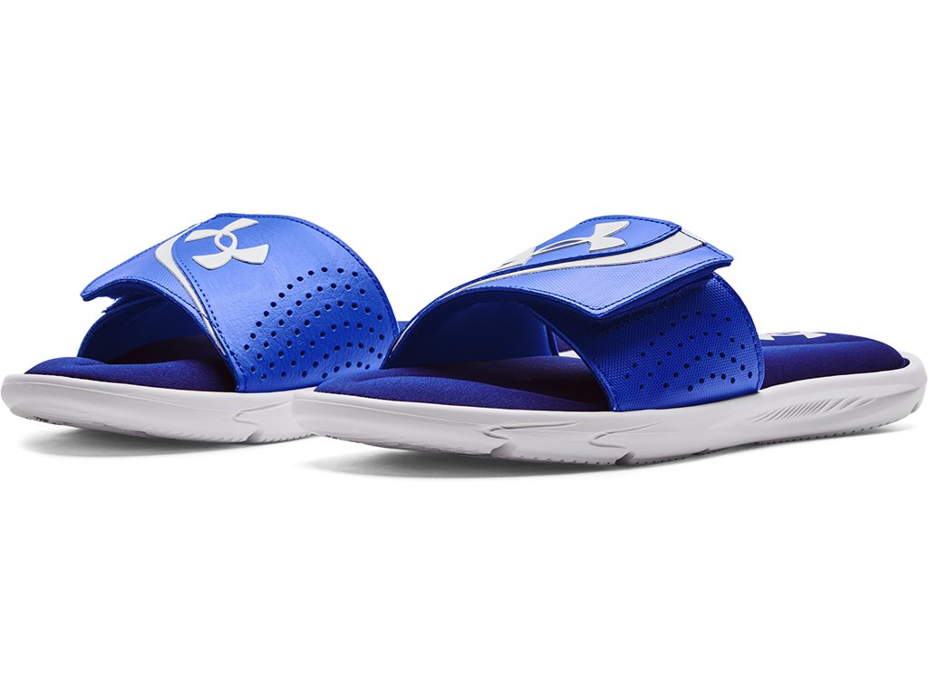 Under Armour Mens UA Ignite VI Slides Footwear - Durable Traction Pods