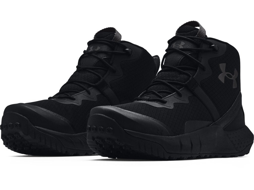 Under Armour Men's Micro G Valsetz Mid Tactical Boots - Oil & Slip Resistant