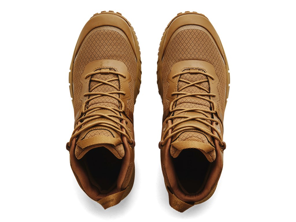 Under Armour Men's Micro G Valsetz Mid Tactical Boots - Oil & Slip Resistant