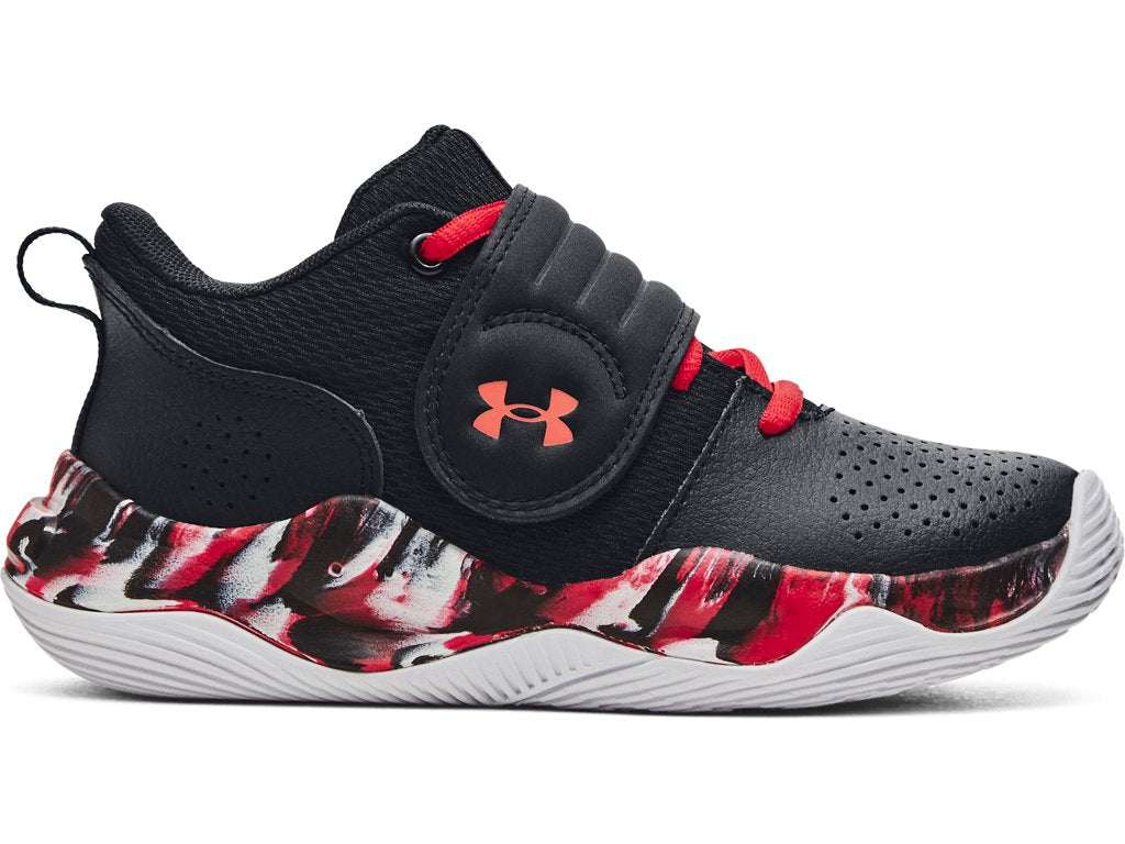 Under Armour Pre-School UA Zone BB Basketball Shoes - Perforated Leather Upper