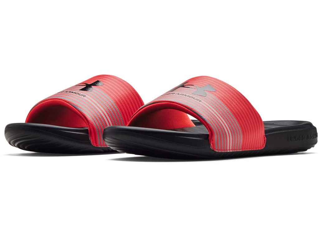 Under Armour Mens Ansa Graphic Slides Footwear - Extra Comfort Fit