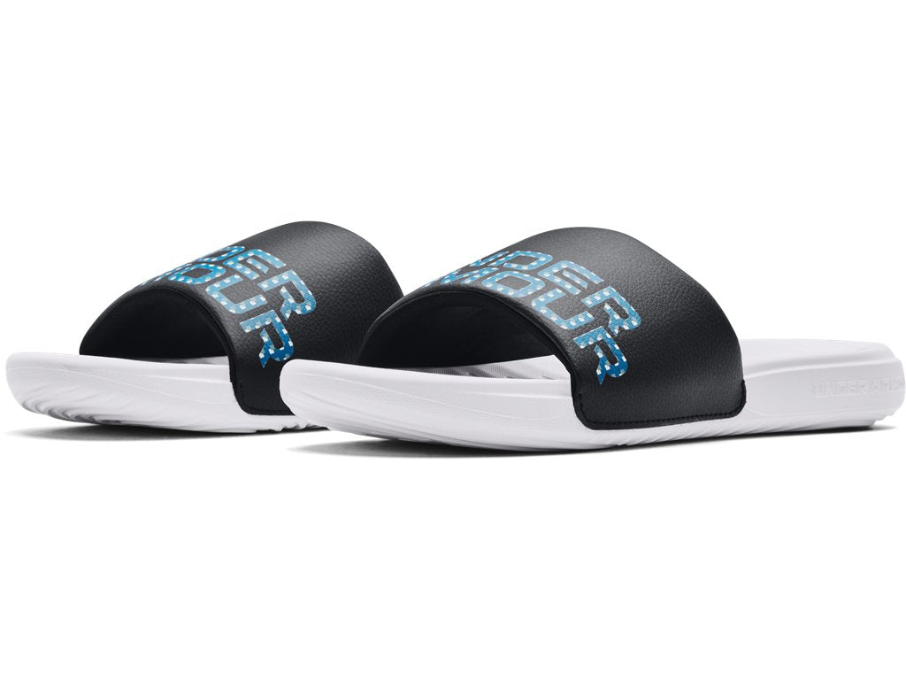 Under Armour Mens Ansa Graphic Slides Footwear - Extra Comfort Fit