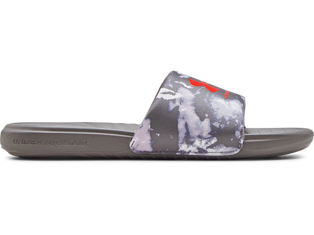 Under Armour Mens Ansa Graphic Slides Footwear - Extra Comfort Fit