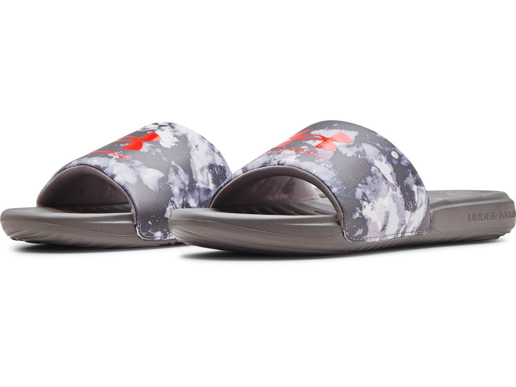 Under Armour Mens Ansa Graphic Slides Footwear - Extra Comfort Fit