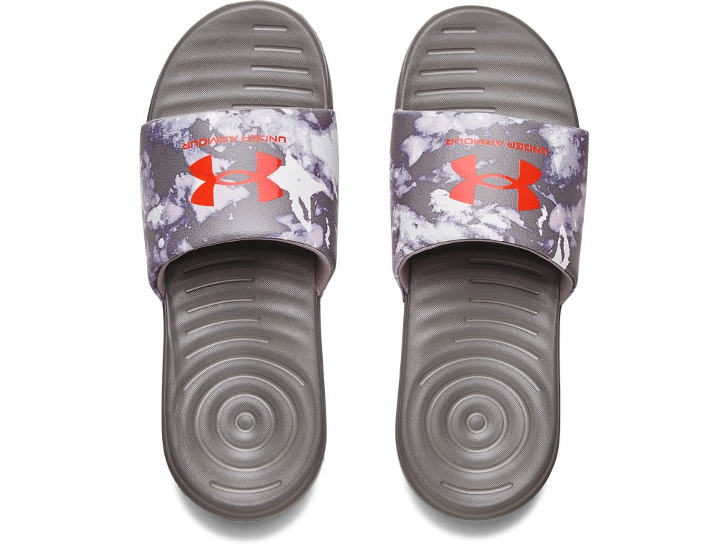 Under Armour Mens Ansa Graphic Slides Footwear - Extra Comfort Fit